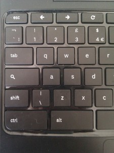 chromebook tastatur uden caps lock